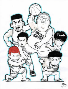 Slamdunk l Shohoku Anime Tshirt